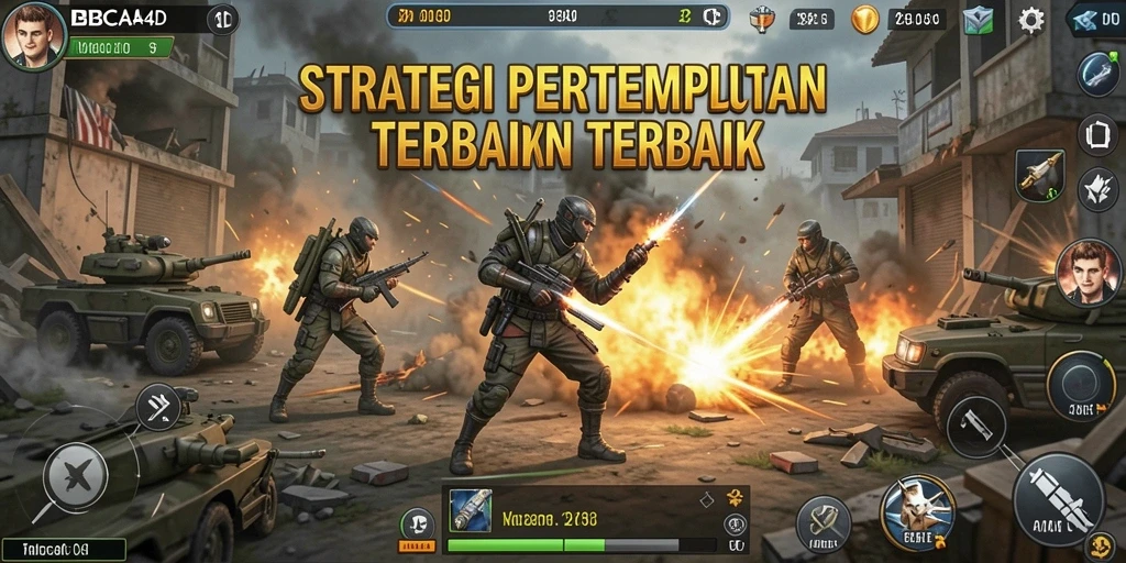 Tampilan gameplay intens dan strategis di BBCA4D.