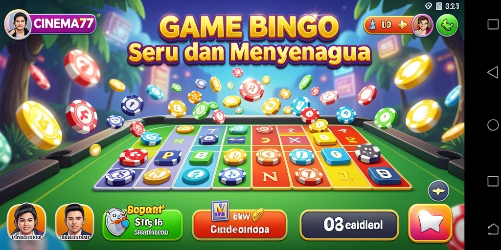 Gameplay seru CINEMA77 dengan berbagai mode Bingo.