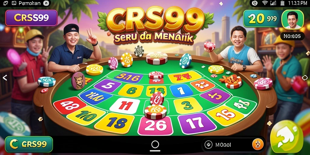 Tampilan permainan Bingo yang seru dan interaktif di CRS99.