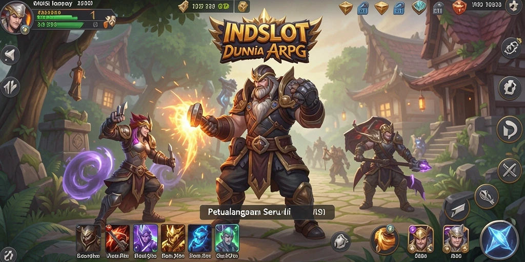 Gameplay seru di dunia fantasi INDSLOT.
